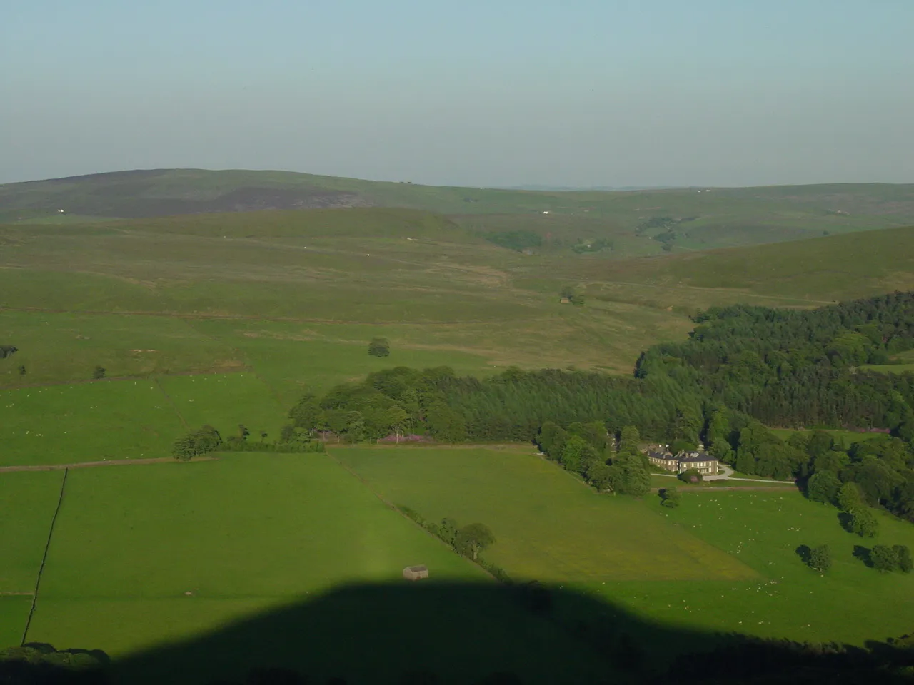 04-141 140604 View SE to Crag Hall from the summit of Shutlingsloe.jpg