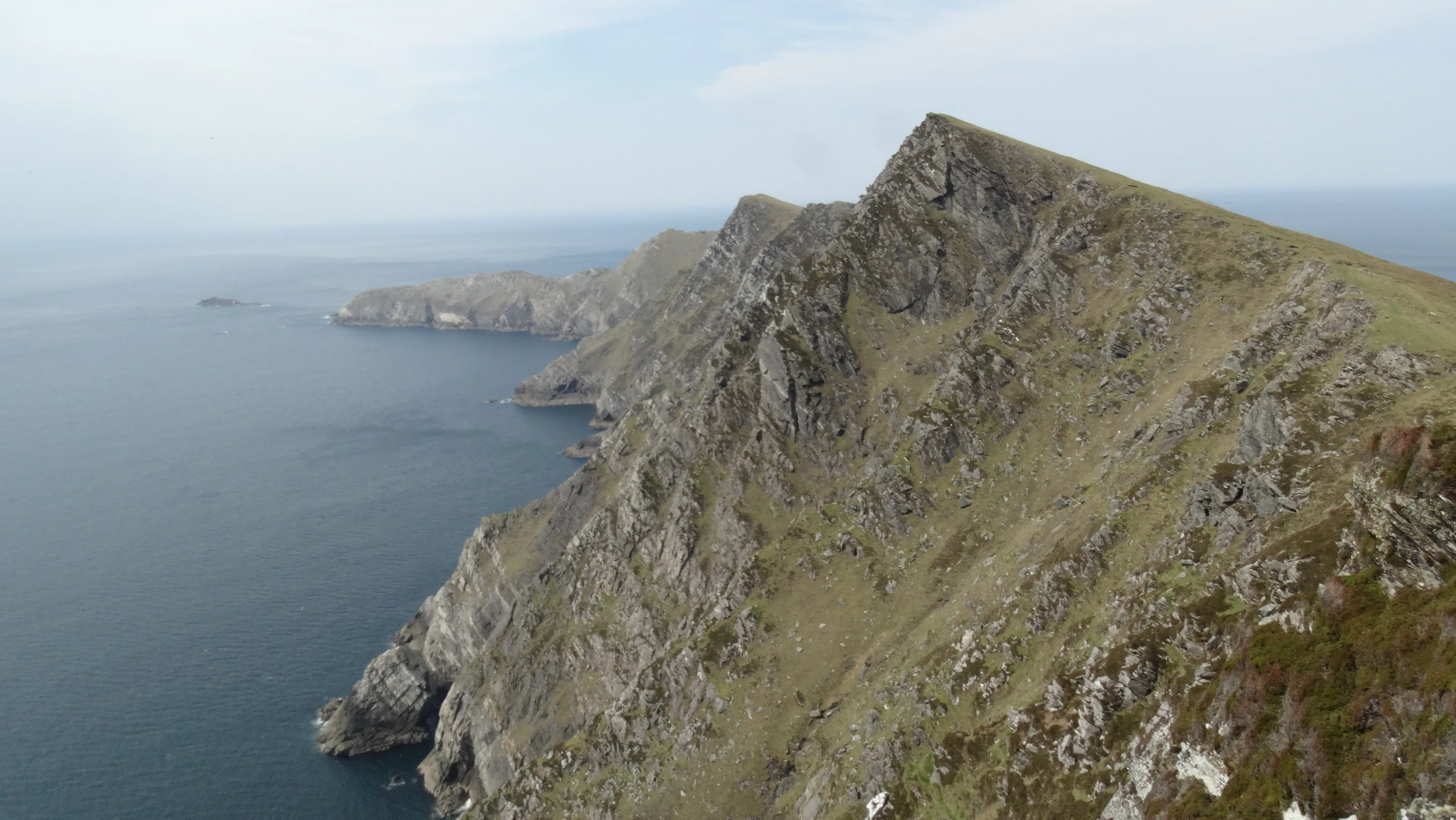 16-498 090516 View towards Achill Head from cliffs at Benmore