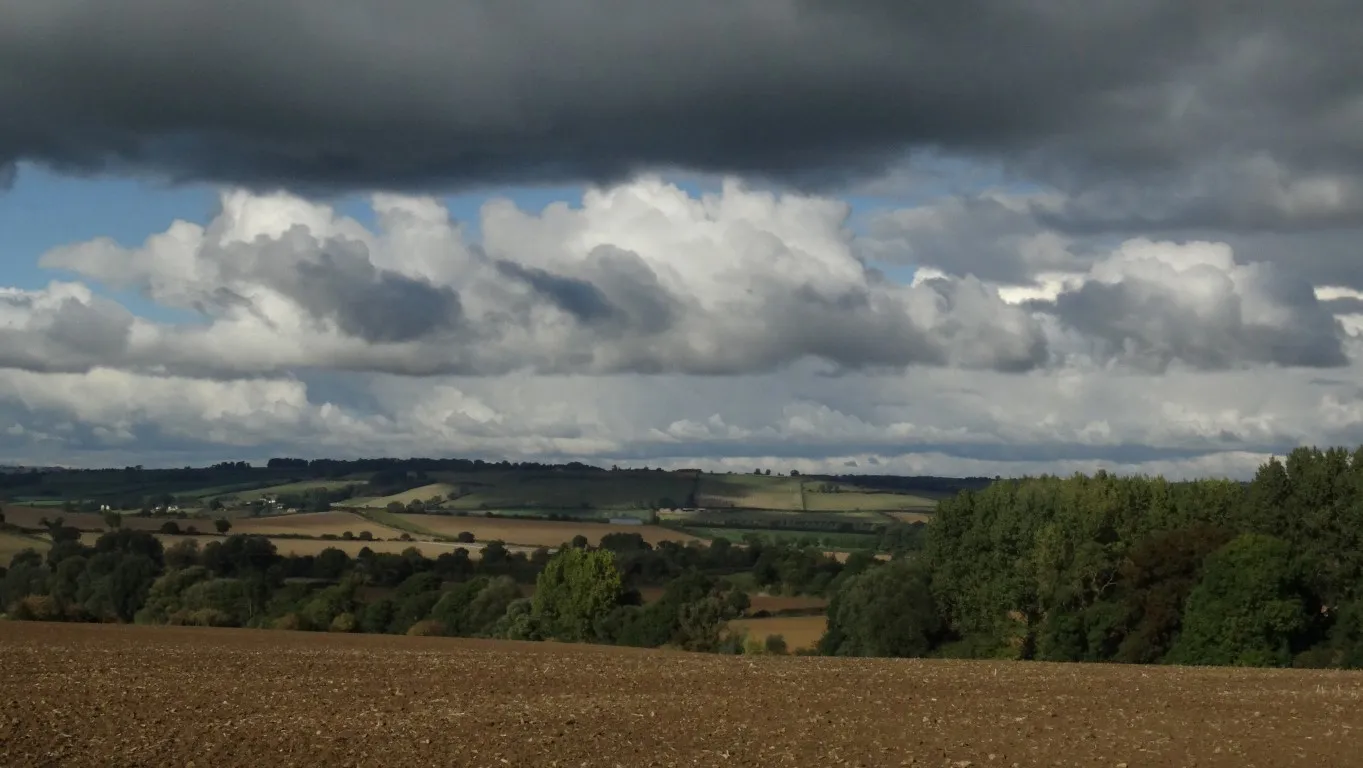 The view across the Welland Valley on a fine October afternoon.