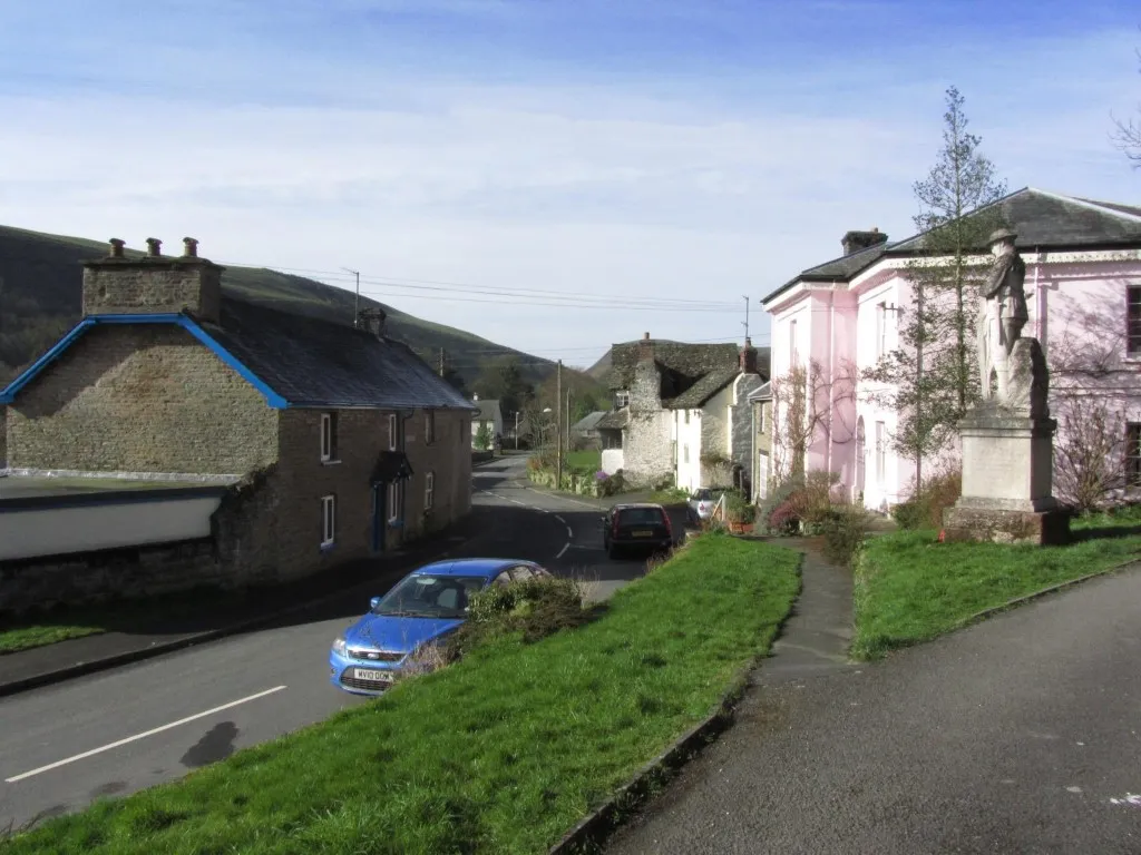 The quiet village of New Radnor in a almost forgotten corner of Powys.