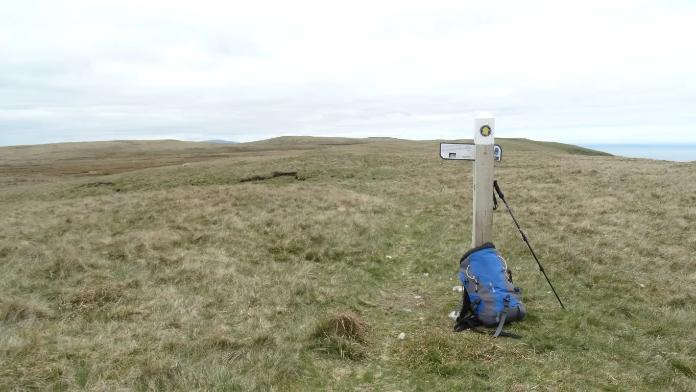 Several way-markers have fold out information panels many of which explain the complex geology of the area.