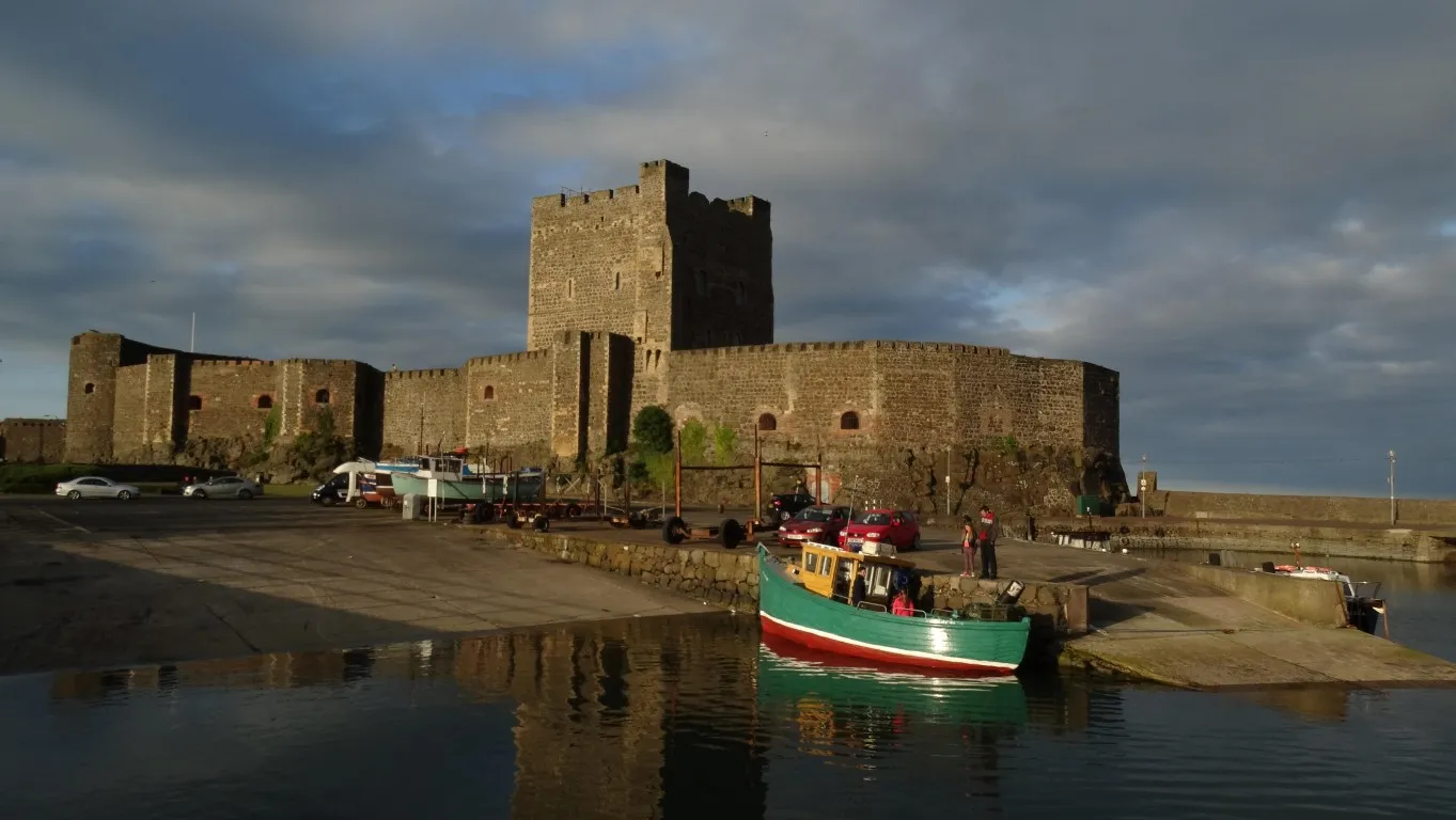 Evening sunlight on Carrickfergus Castle. A perfect way to end the day with a wander along the seafront and around the harbour.