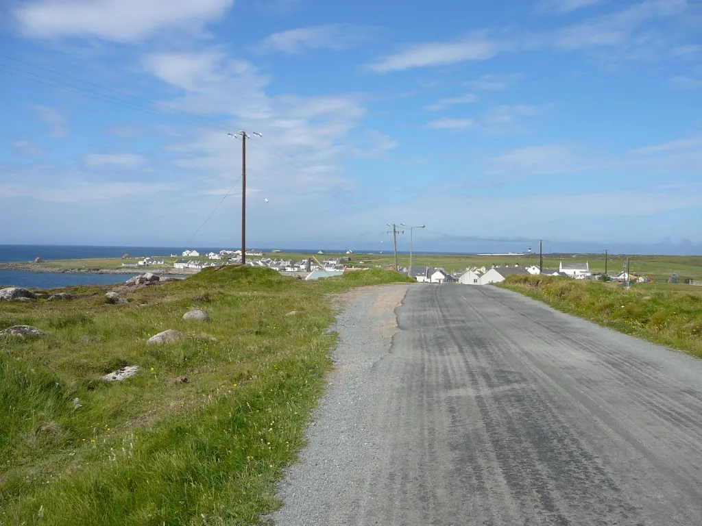 The island road running east out of West Town.
