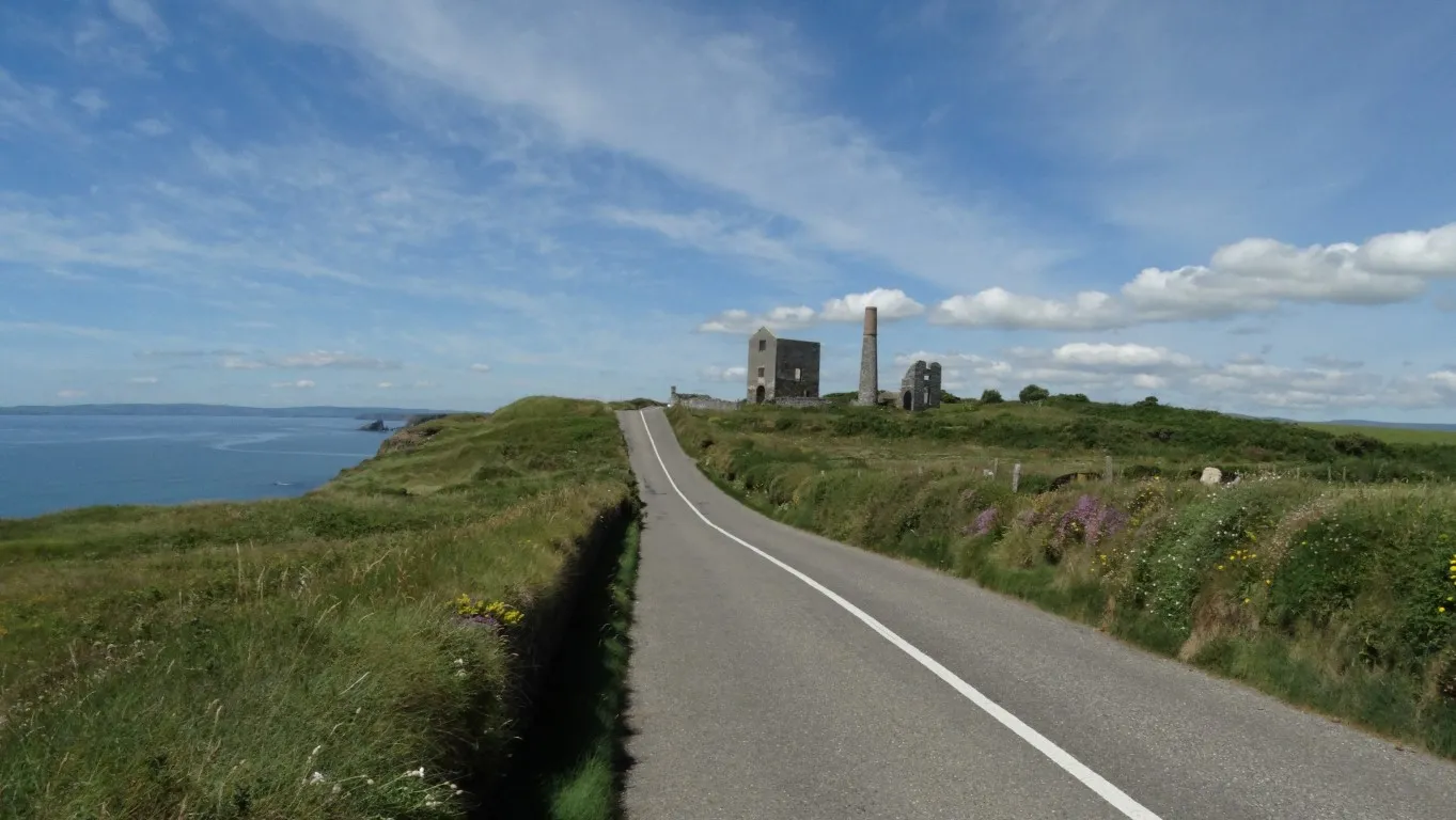 No this is not Cornwall nor am I expecting to bump into Ross Poldark. This is the Copper Coast Geopark in county Waterford and the Tankardstown North Engine House.