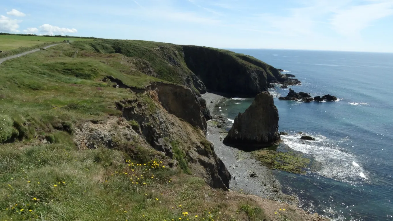 The coast of County Waterford is so much like the Cronish coast but without the crowds. Sadly there is no coastal path.