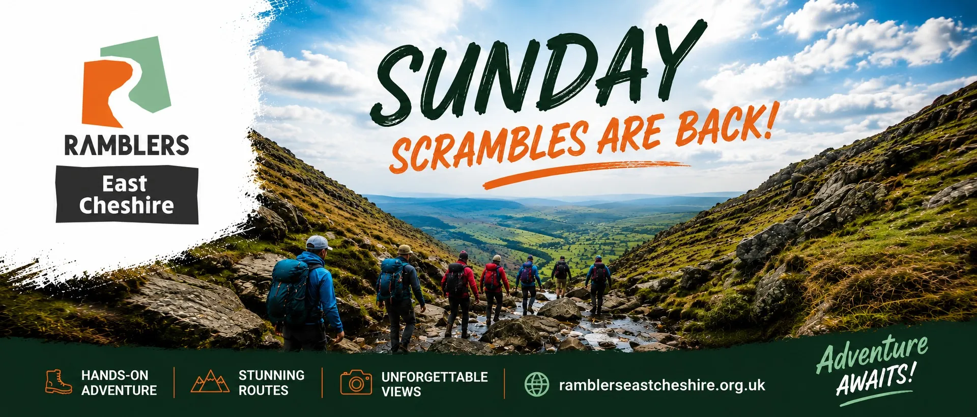 Scrambles Return to the Peak District This Summer